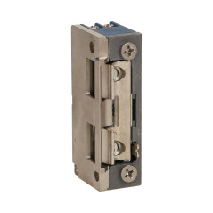 Symmetrisk elektrisk lås med guide och lås, MINI, LÅGSTRÖM 280mA för 12VDC.