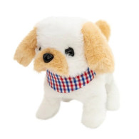 Interaktiv maskot din husdjur - vit hund