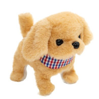 Interaktiv maskot din husdjur - en beige hund.
