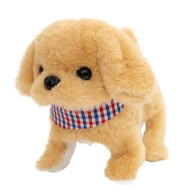 Interaktiv maskot din husdjur - en beige hund.
