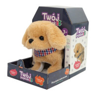 Interaktiv maskot din husdjur - en beige hund.