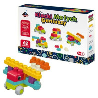 Små geniers byggklossar - mjuk 62 delar