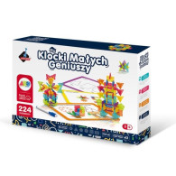 Klocki geometryczne Śnieżynki 224 elementów