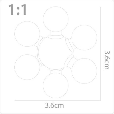 Klossar för små genier - blommor bollar 160 delar