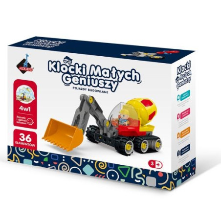 Konstruktionsklossar 4 i 1, 36 delar
