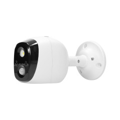 Trådlös larm med inbyggd siren och ljussignal, fjärrstyrd, IP44, 5m, batteridriven