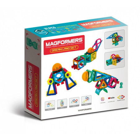 Magnetiska byggklossar Drea Land 31 delar