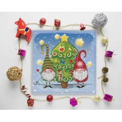 Set diamond dotz jultomtar