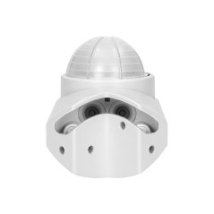 Rörelsesensor 240 grader IP65, 1200W, 2 sensorer, 3 monteringsalternativ, vit