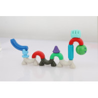 Magnetiska byggklossar Stick-O set katt och hund 27 delar