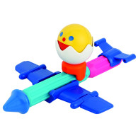 Magnetiska byggklossar Stick-O set med vänner 17 delar