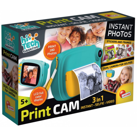 En kamera för att ta bilder och skriva ut dem med högteknologi.