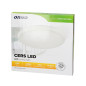 CERS LED 22W, taklampa, 2000lm, IP54, 4000K, mjölkig polykarbonat, vit
