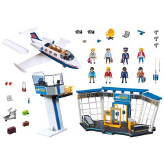 Set med figurer City Action 71153 flygplats med flygplan | HandlaSmidigt.se