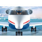 Set med figurer City Action 71153 flygplats med flygplan