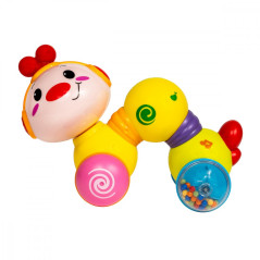 En larv med musik och ljus