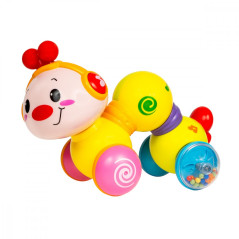 En larv med musik och ljus