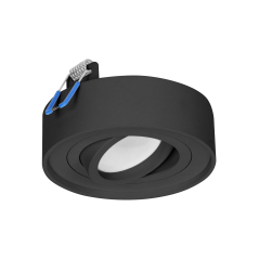 RING R dekorativ ram för punktbelysning, MR16/GU10 max 50W, justerbar, rund, svart