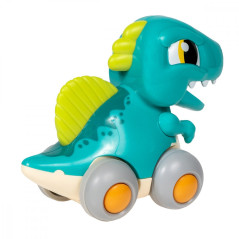 Interaktiv dinosauriefigur med blått drivsystem