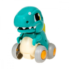 Interaktiv dinosauriefigur med blått drivsystem