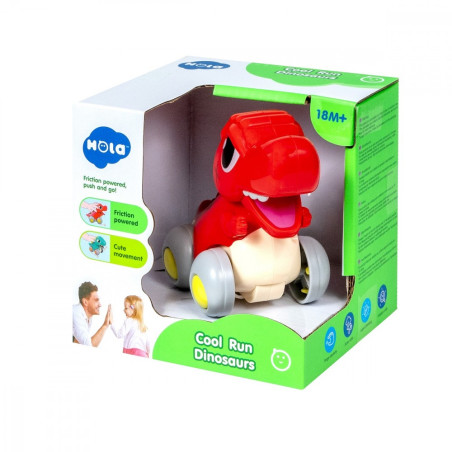 Interaktiv dinosauriefigur med driv, rör käken