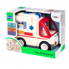 Ambulans med musik och ljus