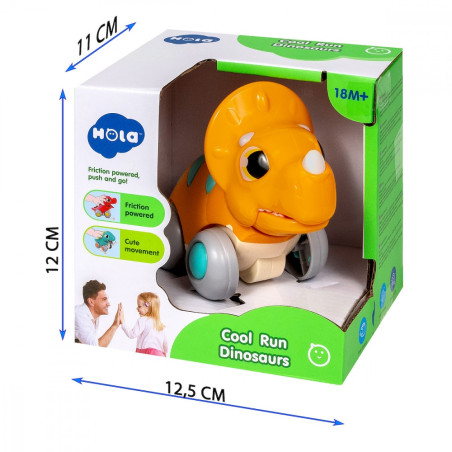 Interaktiv dinosauriefigur med driv, rör på käken.