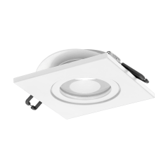 FRÅN R dekorativ ram för punktbelysning, MR16/GU10 max 50W, fyrkantig, vit IP44