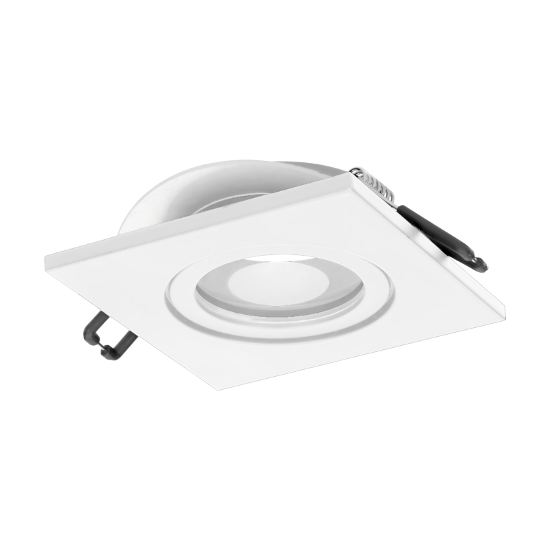 FRÅN R dekorativ ram för punktbelysning, MR16/GU10 max 50W, fyrkantig, vit IP44