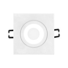 FRÅN R dekorativ ram för punktbelysning, MR16/GU10 max 50W, fyrkantig, vit IP44