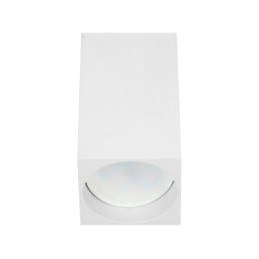 BARBRA DLS GU10 downlight max 50W, IP20, fyrkantig, vit, aluminium