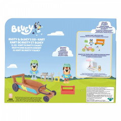 Set med Bluey gokart + 2 valparfigurer | HandlaSmidigt.se