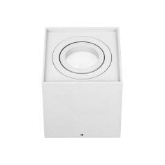 CAROLIN DLS GU10 downlight max 35W, IP20, fyrkantig, vit