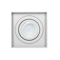 CAROLIN DLS GU10 downlight max 35W, IP20, fyrkantig, vit
