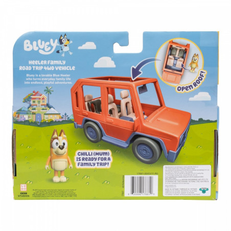 Set med Bluey bil 4x4 chilli
