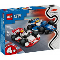 Klocki city 60464 f1 bolidy williams racing i haas f1