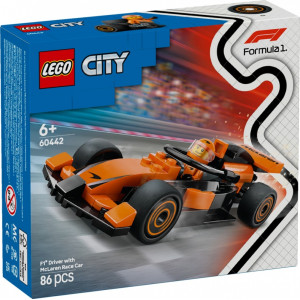 Klossar city 60442 F1 förare och McLaren-bilen