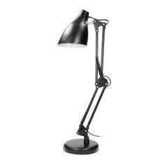 DIAN skrivbordslampa. 60W i svart stål.