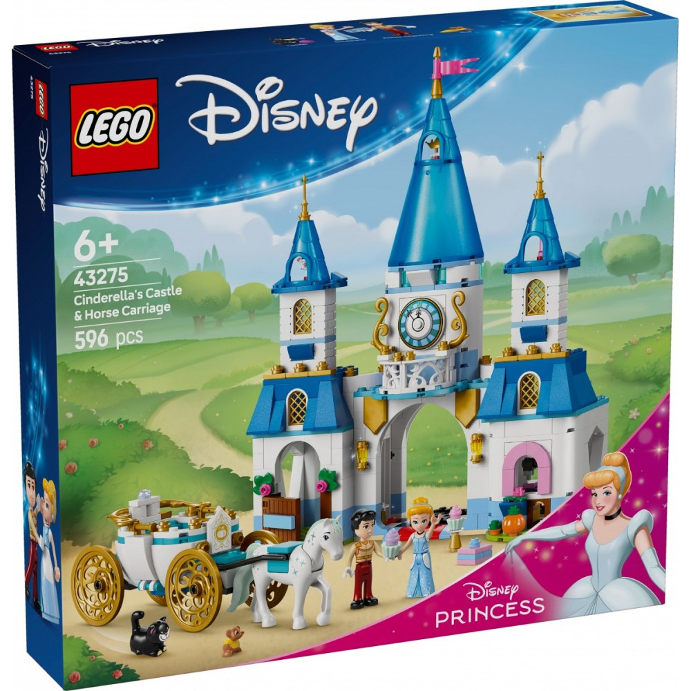 Klocki disney 43275 zamek kopciuszka i kareta