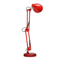 DIAN skrivbordslampa. 60W i stål, röd.