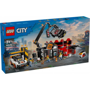 Klocki city 60472 złomowisko z samochodami