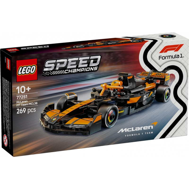 Klossar speed champions 77251 F1-bilen McLaren Team MCL38