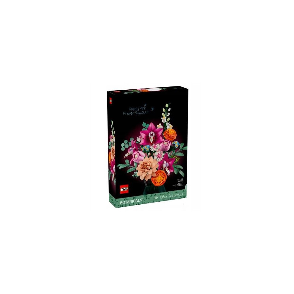 Klocki botanicals 10342 piękny bukiet różowych kwiatów