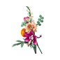 Klocki botanicals 10342 vacker bukett med rosa blommor