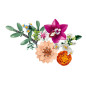 Klocki botanicals 10342 vacker bukett med rosa blommor