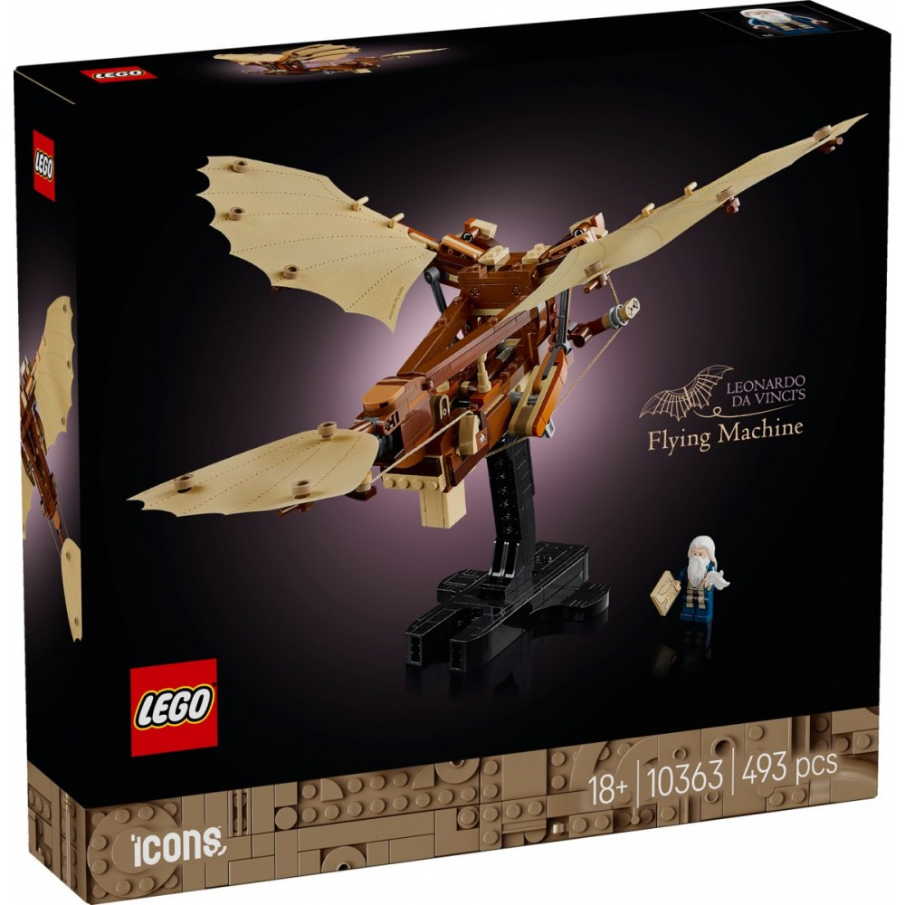 Klossar ikoner 10363 Leonardo da Vincis flygmaskin