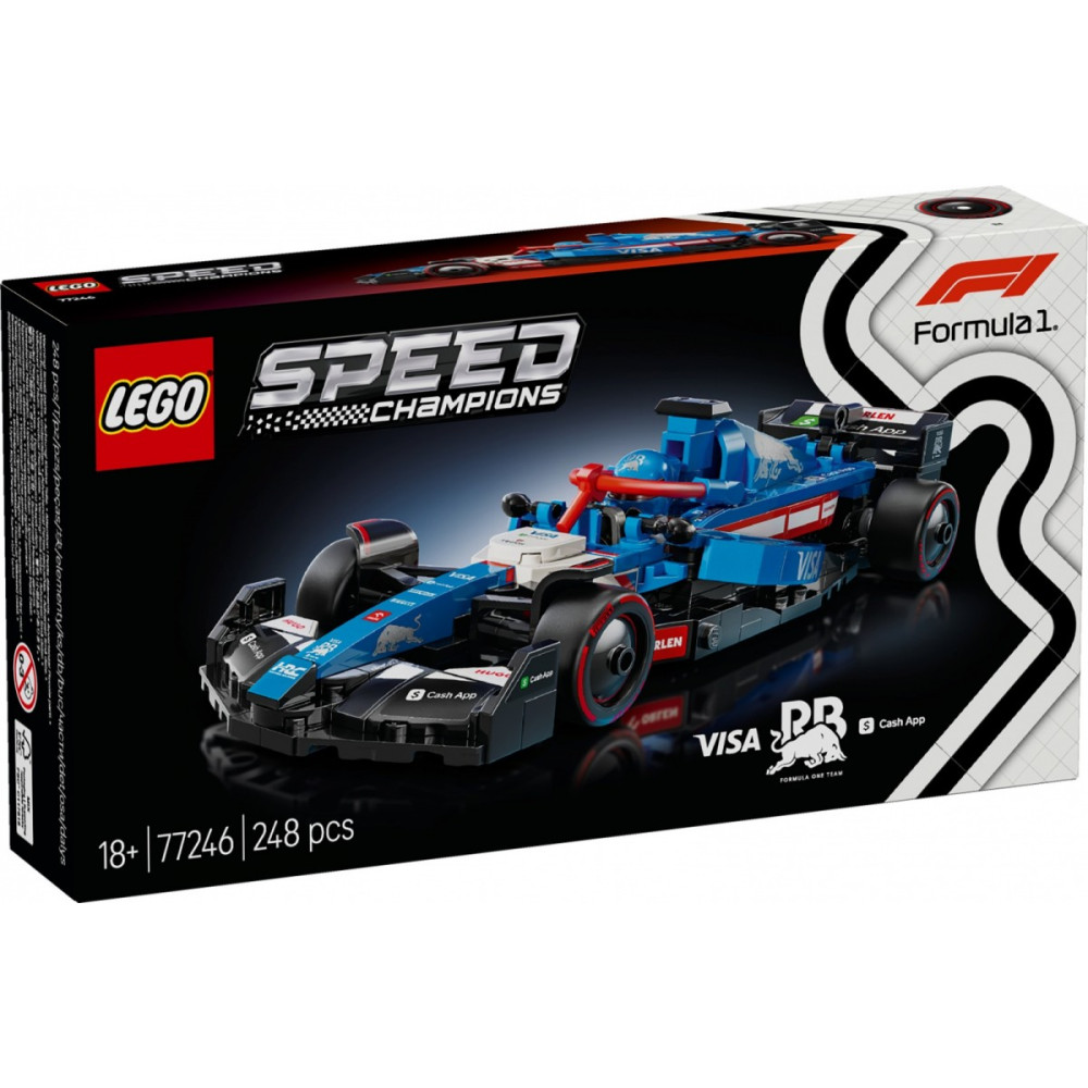 Klocki speed champions 77246 bolid f1 visa cash app rb vcarb 01