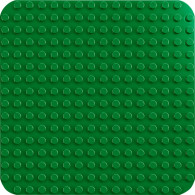 Byggplatta Duplo 10460 i grönt
