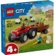 Klocki city 60461 czerwony traktor z przyczepą i owcą