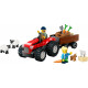 Klocki city 60461 czerwony traktor z przyczepą i owcą